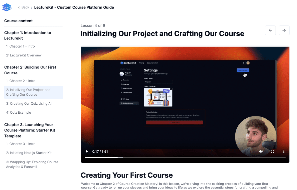 Course demo